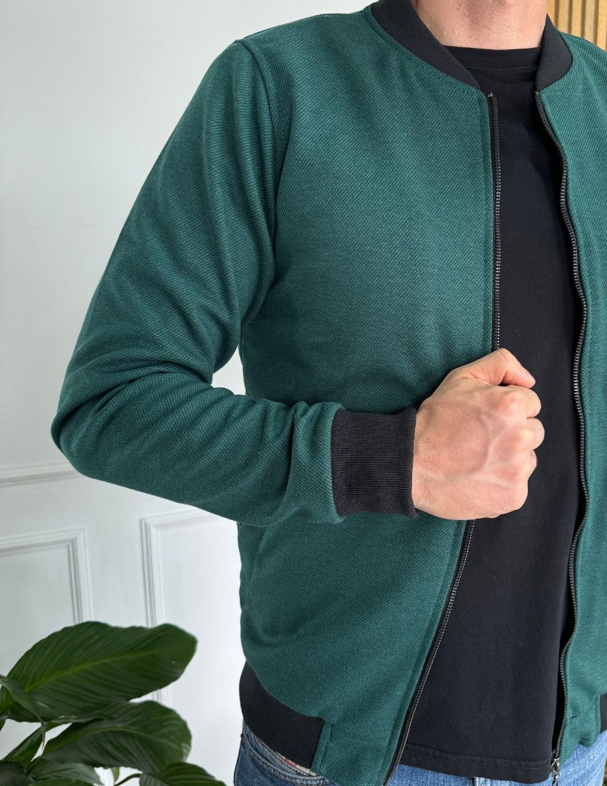 Chaqueta Bomber Classic 14096 Rib Oscuro