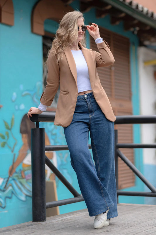 25054 Blazer Unicolor Tendencia