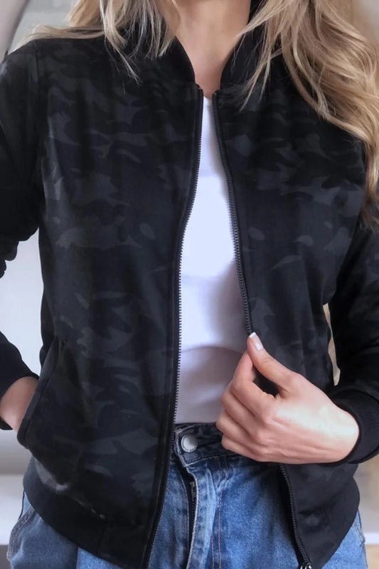 26103 Bomber Classic Militar Gris