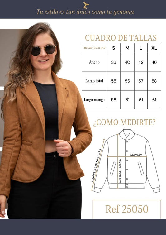 25050 Blazer Piel Durazno