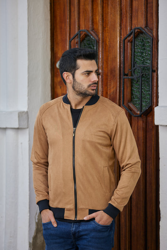 14085 Bomber Piel Durazno, Forro peluche