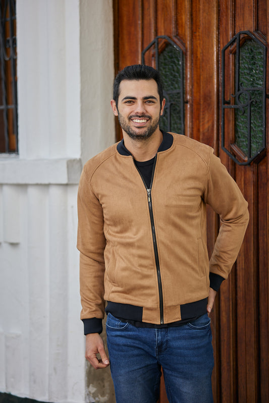 Chaquetas Bomber Classic 14085 Taupe