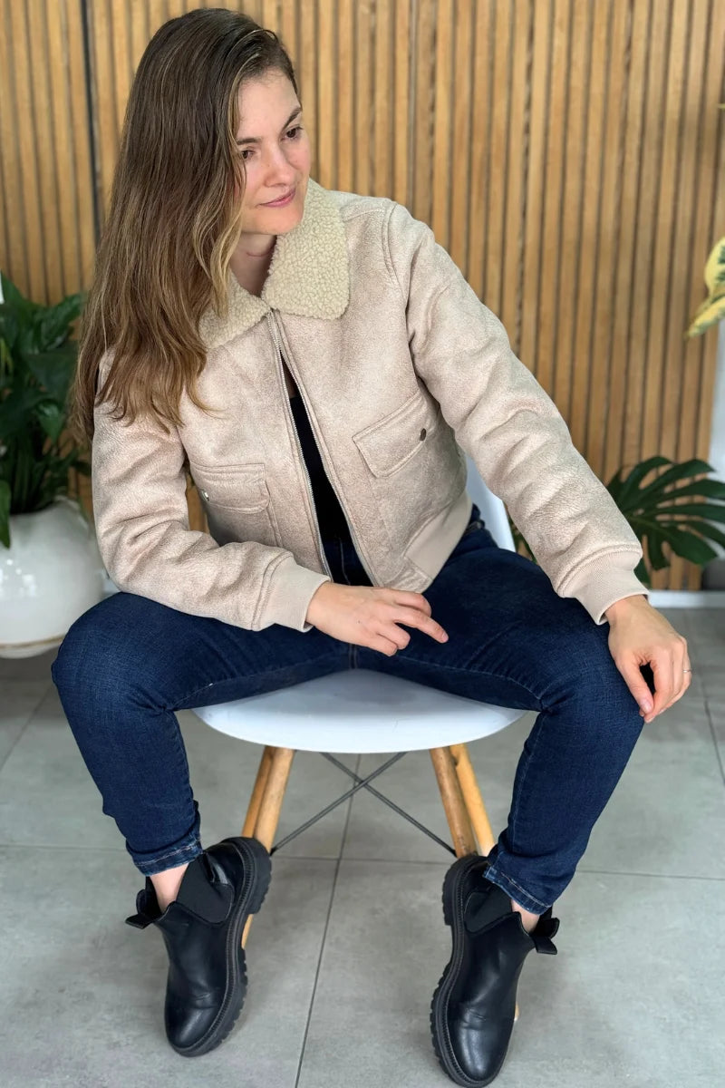 Chaqueta tipo Piloto Mujer 10040
