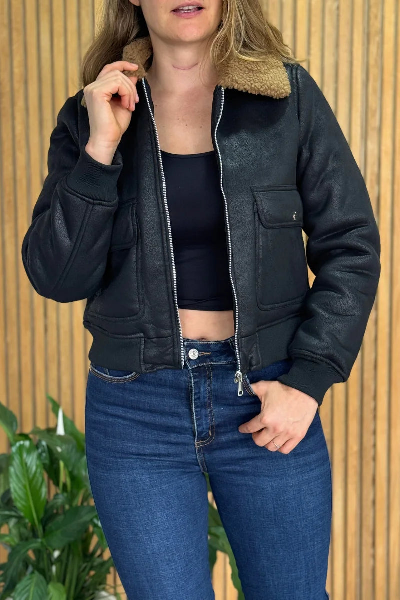 Chaqueta tipo Piloto Mujer 10040