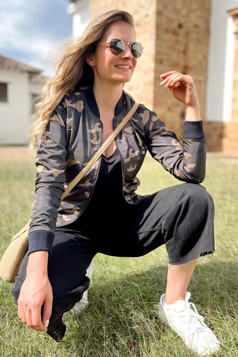 Jaqueta impermeável feminina Match 26057 verde militar
