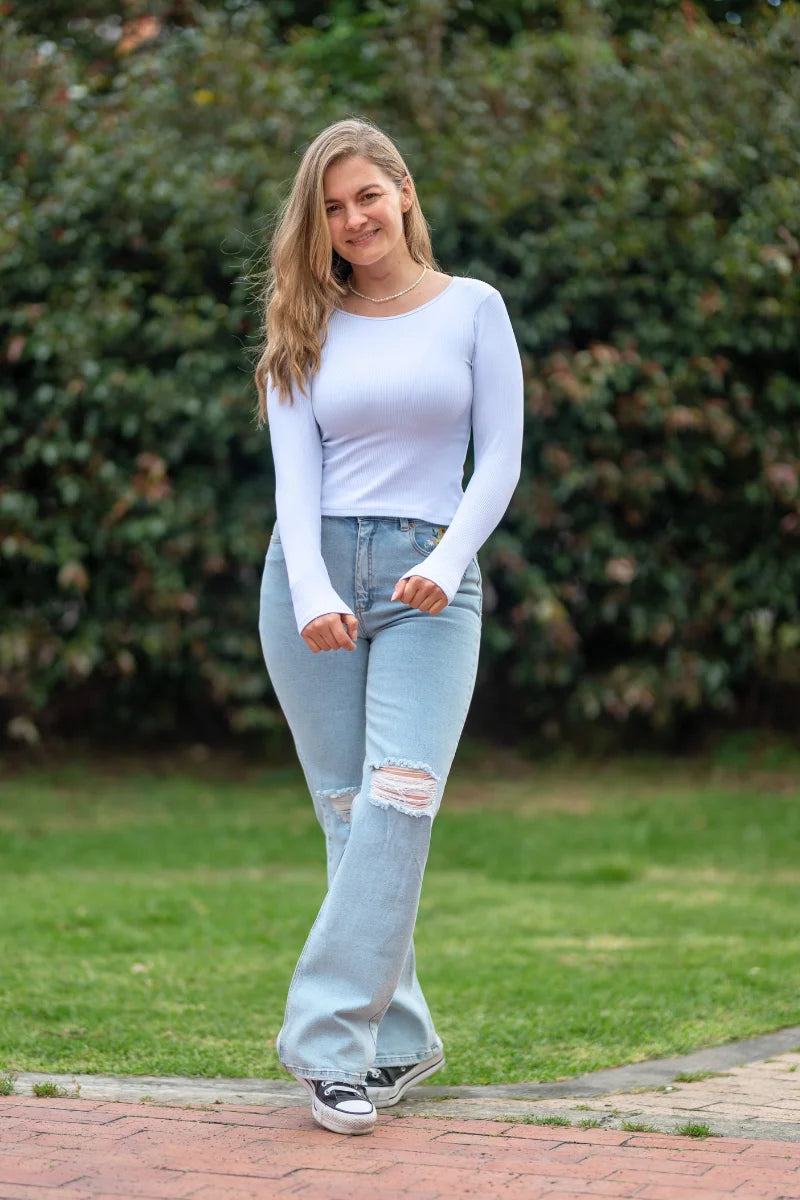 Pantalón Jean Flores