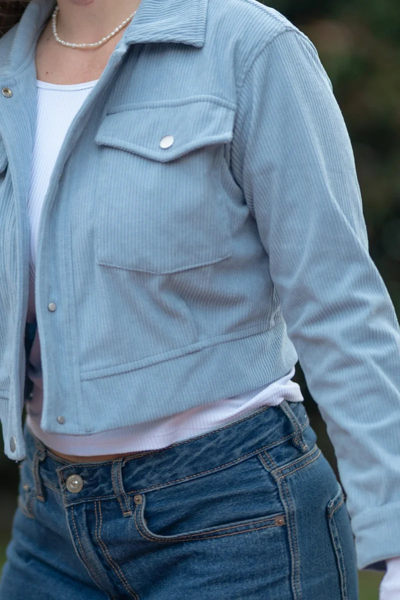 Chaqueta Acolchada de Pana