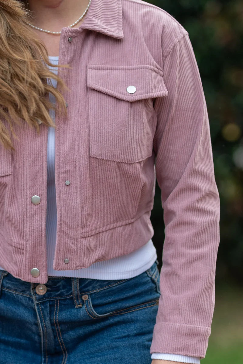 Chaqueta Acolchada de Pana