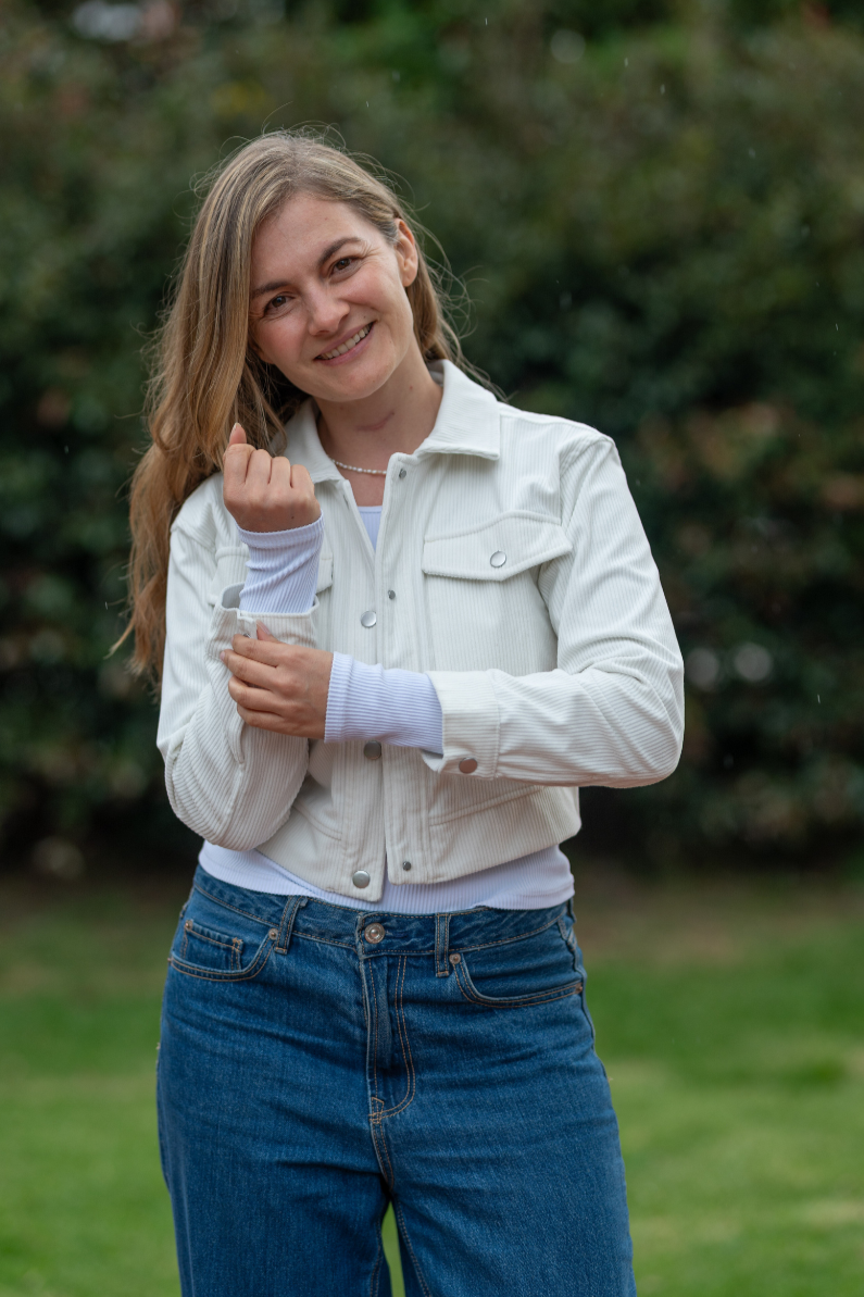 Chaqueta Acolchada de Pana