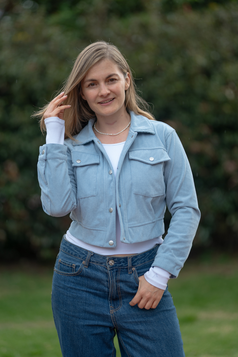 Chaqueta Acolchada de Pana