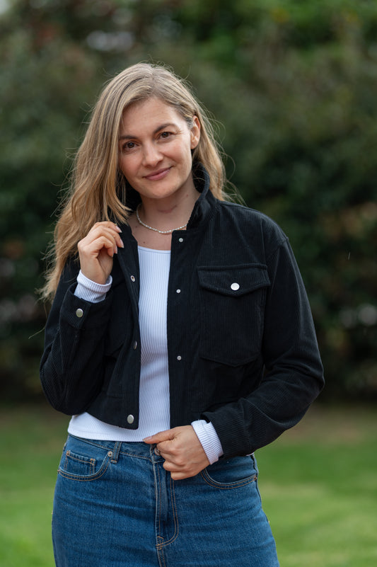 10046 Chaqueta tipo Pana