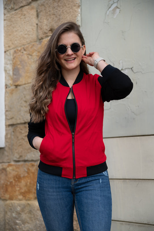 26032 Chaquetas Beisbolera Combinada