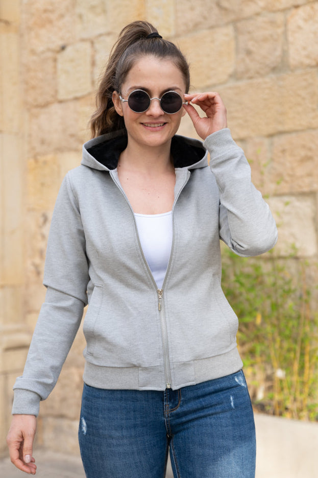 Chaqueta tipo Hoodies 26004 Unicolor