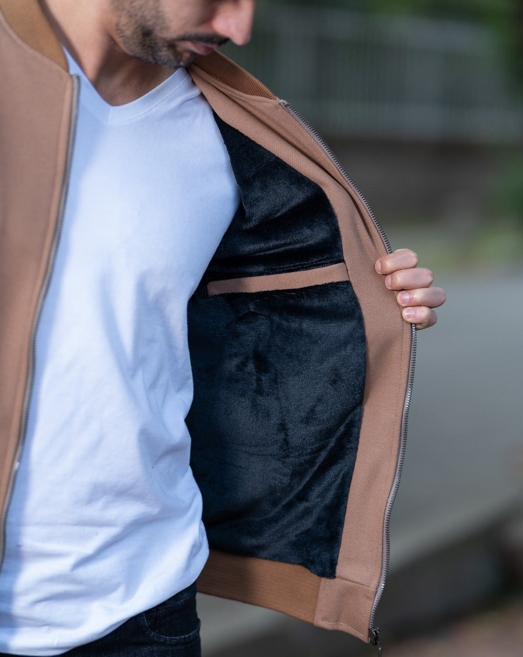 Chaqueta Bomber Classic 14096 Rib Oscuro