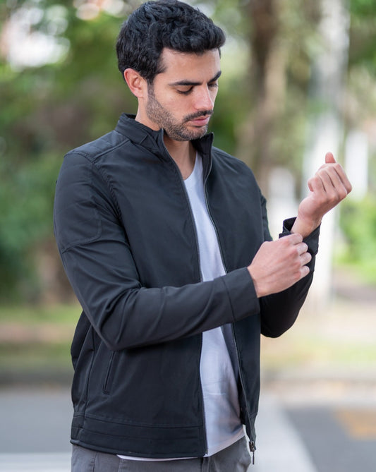 Chaqueta Bomber Classic 14161 Negro