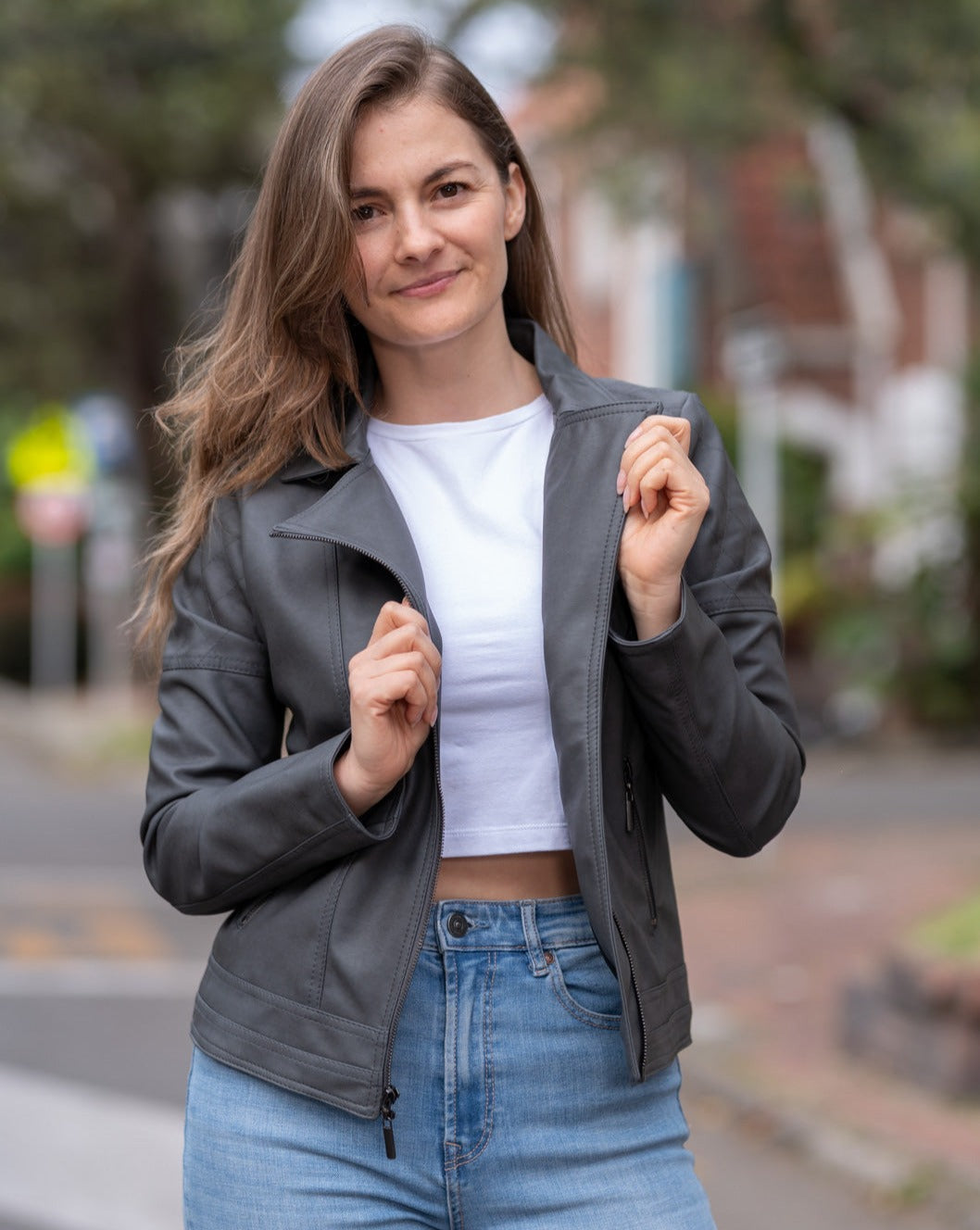 Chaquetas Biker Tipo Cuero 1549