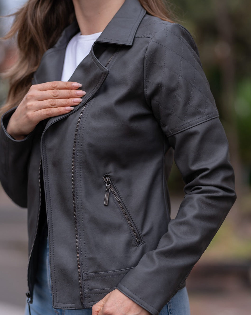 Chaquetas Biker Tipo Cuero 1549