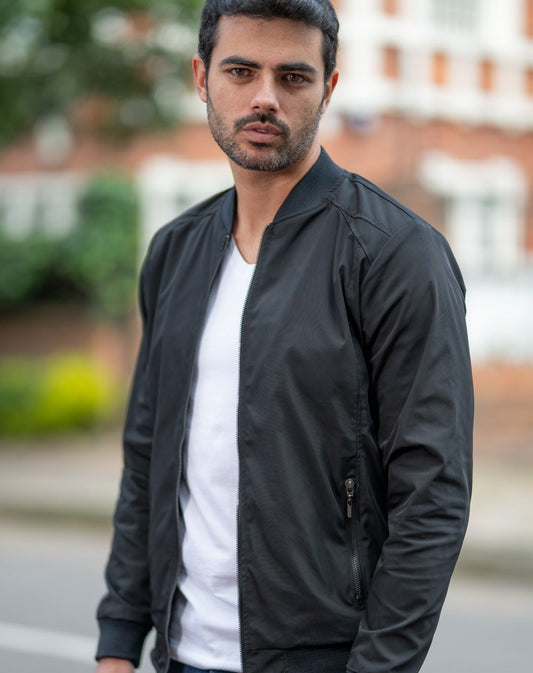 Chaqueta Bomber Classic 14160 Negro