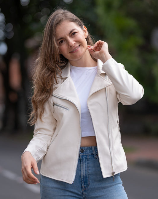 Chaquetas Biker Tipo Cuero 21026