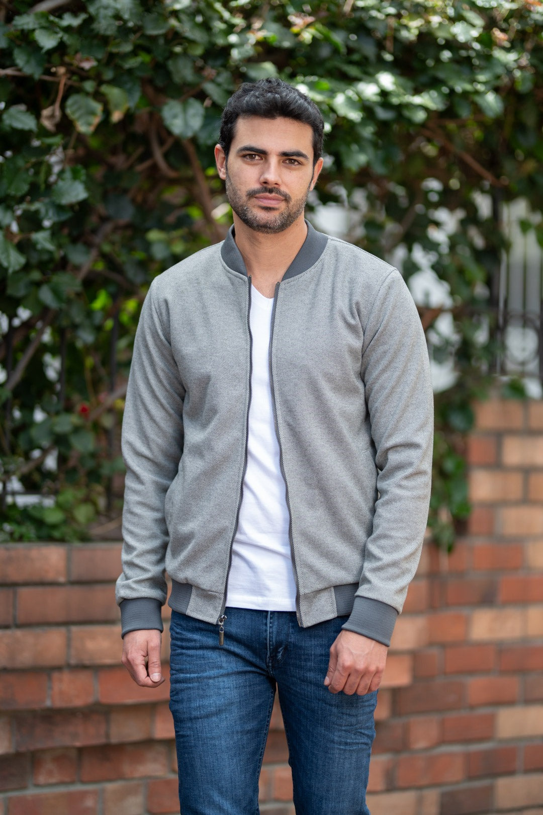 Chaqueta Bomber Classic 14096 Rib Oscuro