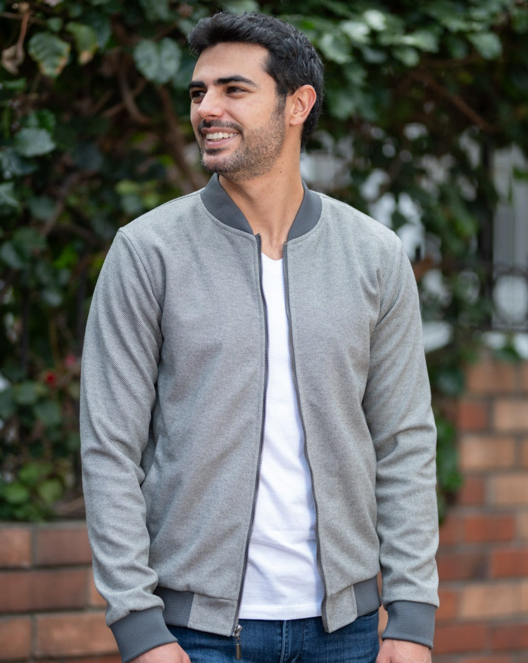 Chaqueta Bomber Classic 14096 Rib Oscuro