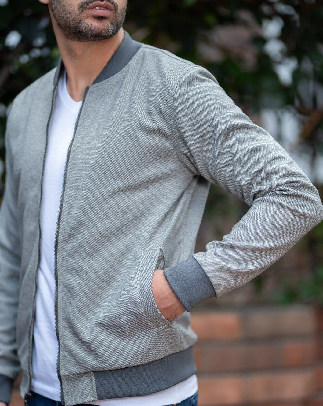 Chaqueta Bomber Classic 14096 Rib Oscuro