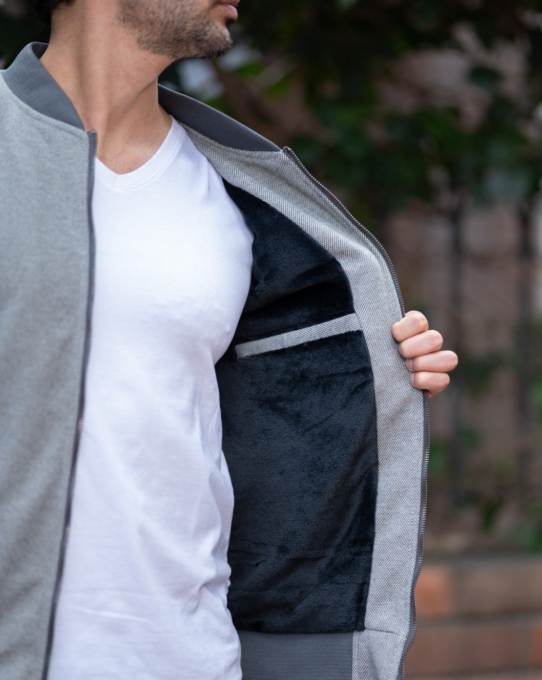 Chaqueta Bomber Classic 14096 Rib Oscuro