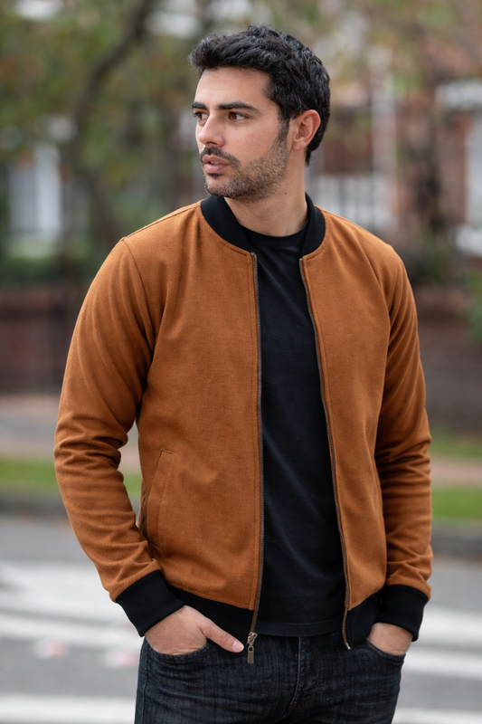 Chaqueta Bomber Classic 14096 Rib Oscuro