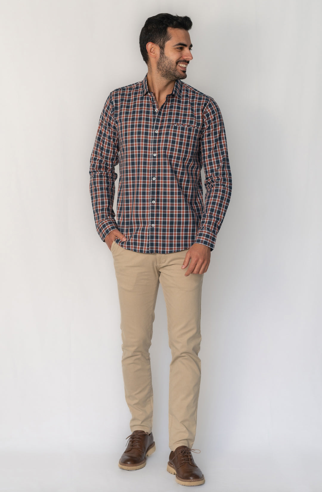 Camisa de Hombre 31177 Rojo