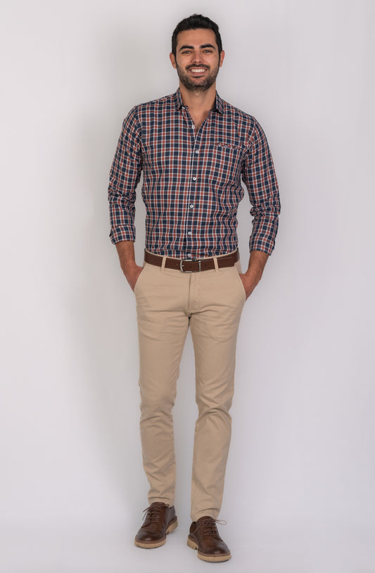 Camisa de Hombre 31177 Rojo