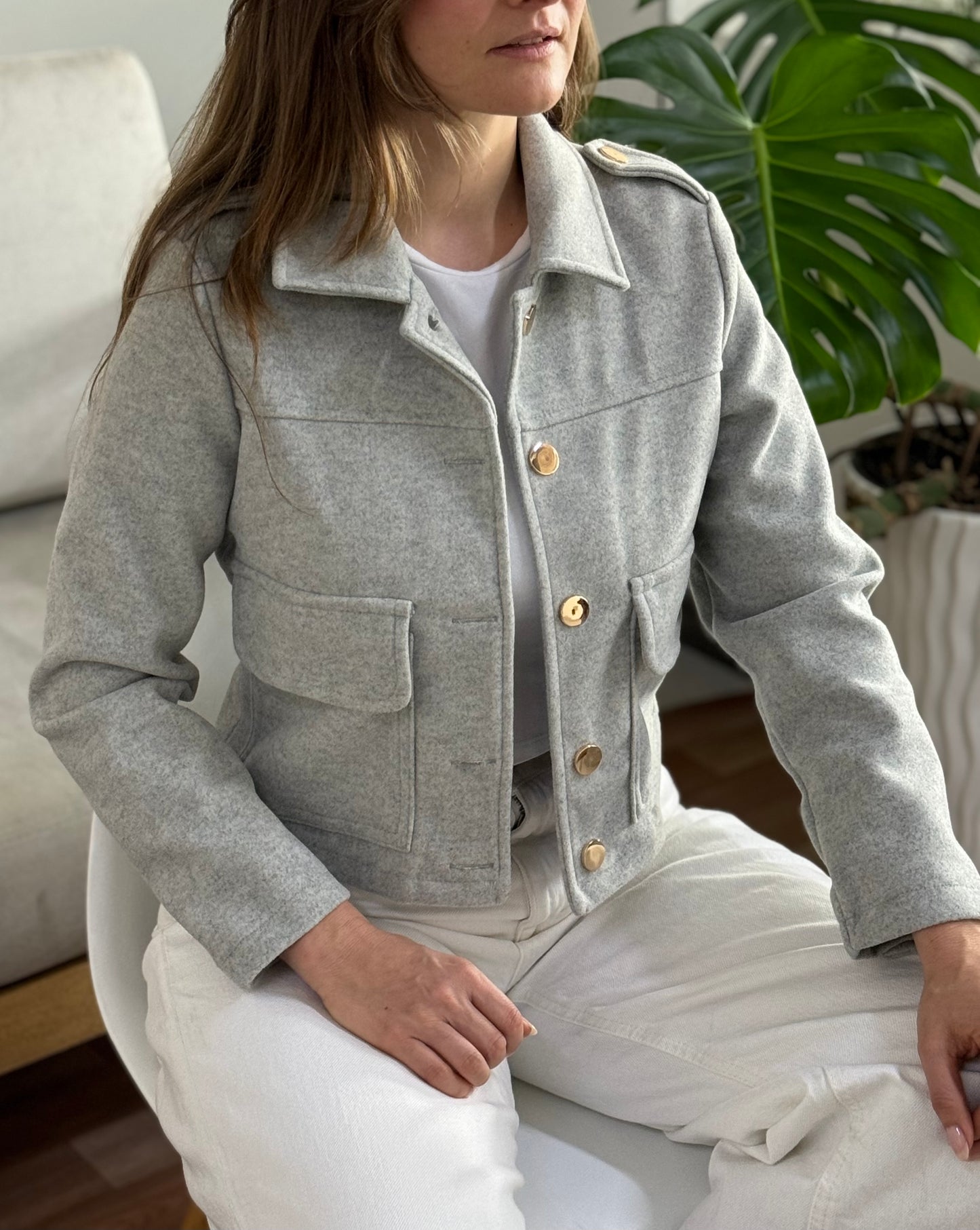 RF 26144 Chaqueta en paño para Mujer