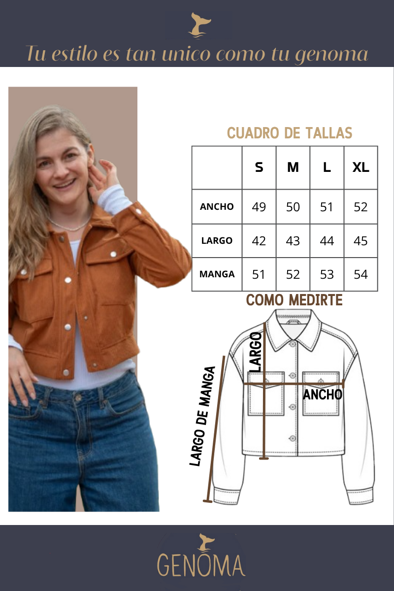 Chaqueta Acolchada de Pana