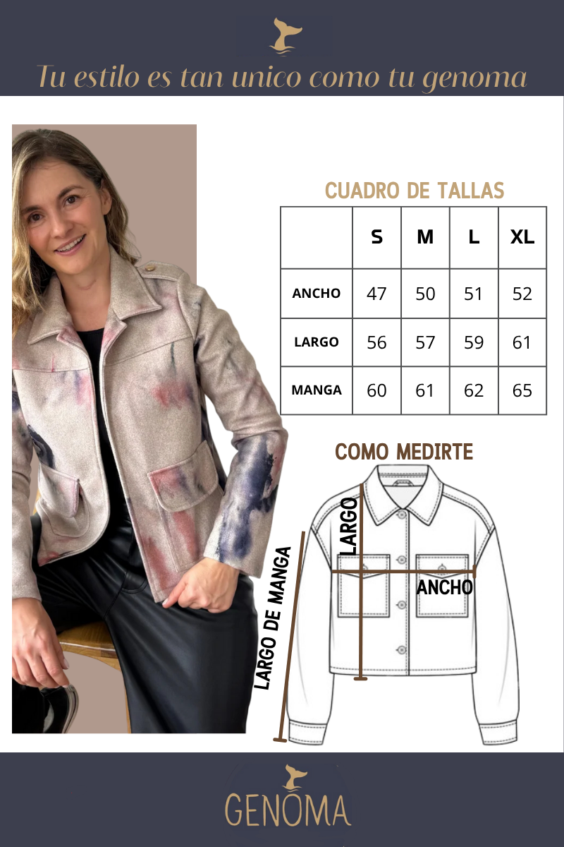 26148-16 Chaqueta en Paño Larga