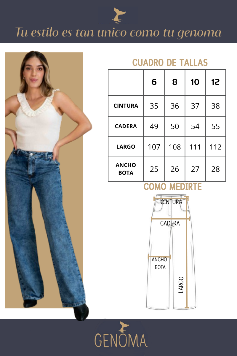 Pantalón de Jean RF 102 Oscuro