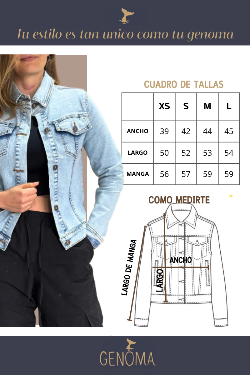 Producto del Mes Chaqueta Jean 10039