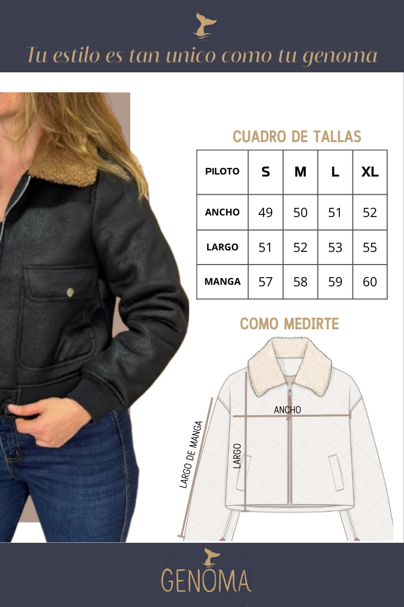 Chaqueta tipo Piloto Mujer 10040