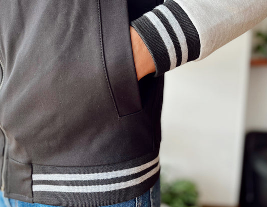 Chaquetas Beisbolera 14116 Negro