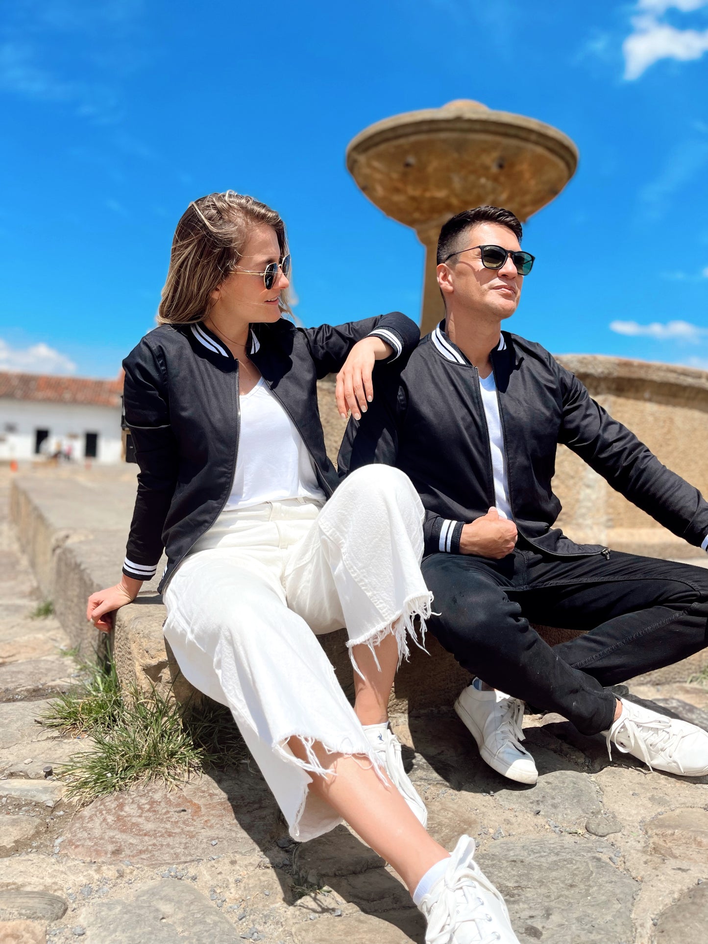 Bomber Classic Hombre Negro