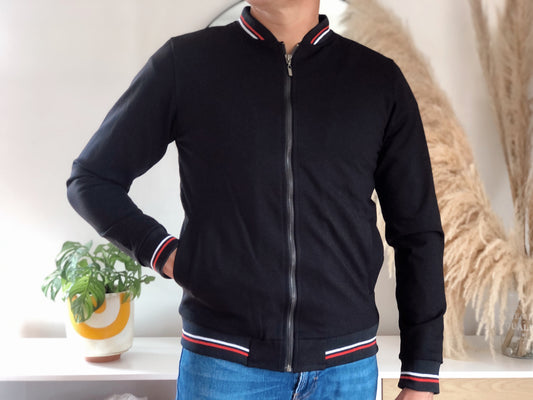 Match de Chaquetas Bomber Classic Hombre 14076 Negro