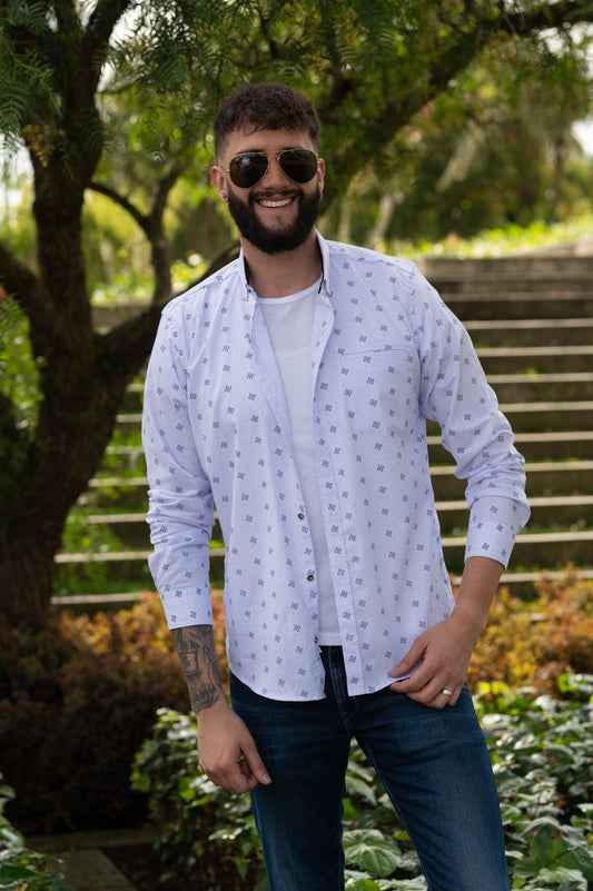 Camisa de Hombre 31160 Lila