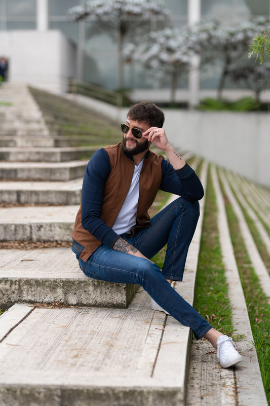 Chaqueta Beisbolera 14141 Ocre