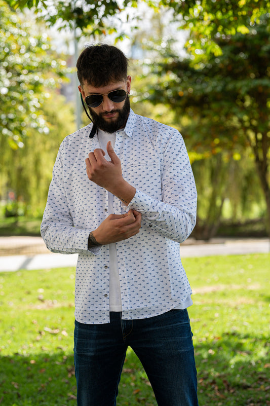Camisa de Hombre 31169 Blanco