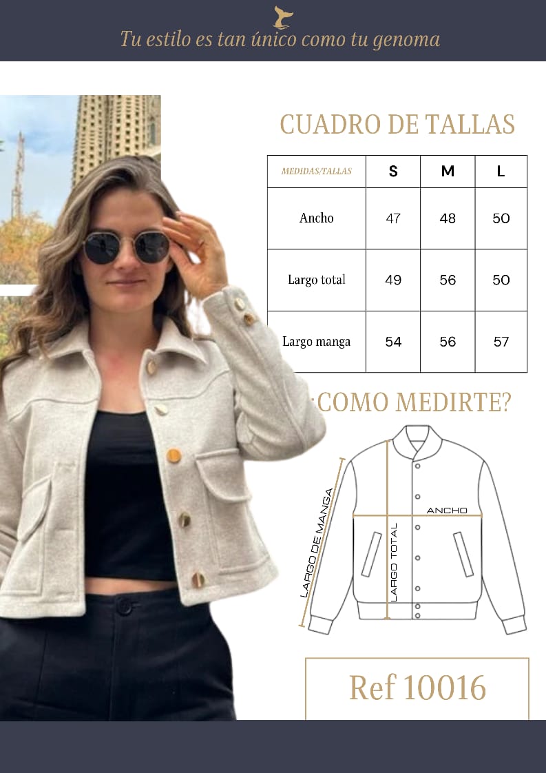RF 26144 Chaqueta en paño para Mujer