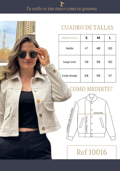 RF 26144 Chaqueta en paño para Mujer