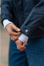 Cargar imagen en el visor de la galería, Chaqueta Mujer Impermeable Cola Pato Azul
