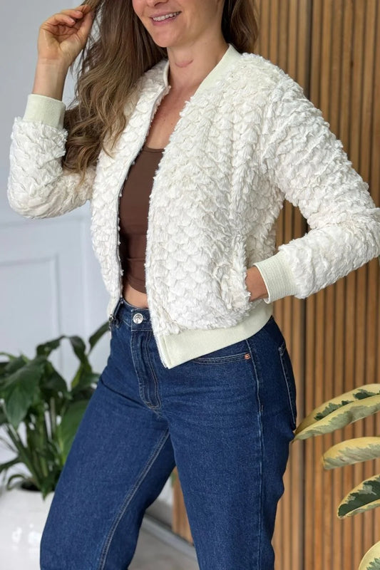 Chaqueta Mujer 26089 Marfil