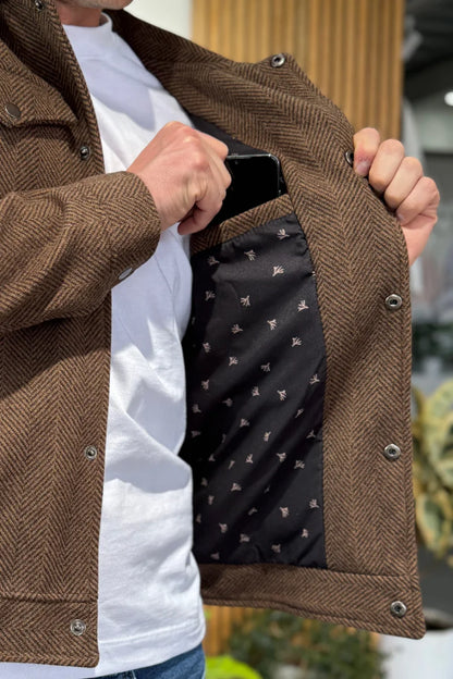 14172 Chaqueta Hombre en Paño