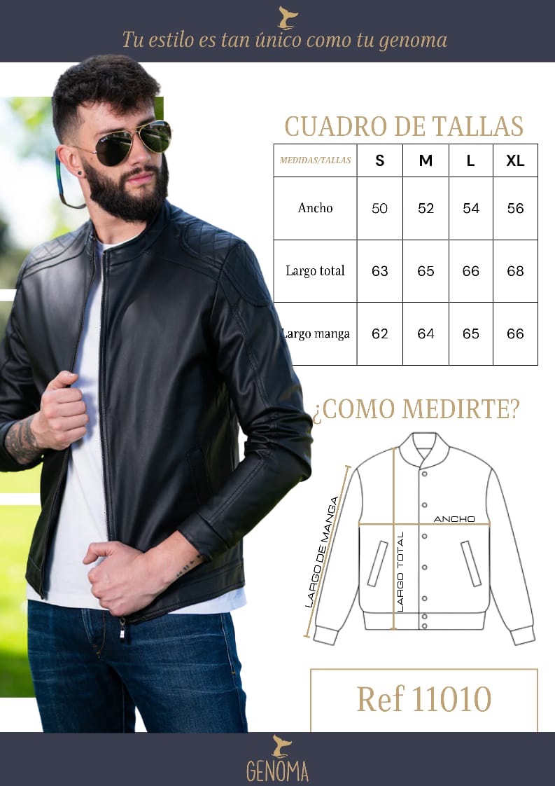 Jaqueta motociclista tipo couro 11010 preta