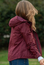 Cargar imagen en el visor de la galería, Chaqueta Mujer Impermeable Cola Pato Vino
