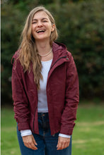 Cargar imagen en el visor de la galería, Chaqueta Mujer Impermeable Cola Pato Vino
